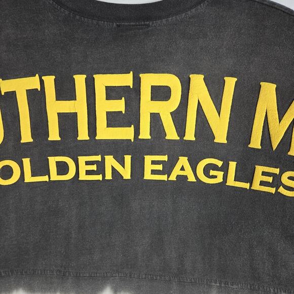 Spirit Jersey Southern Miss Golden Eagles L Tie Dye Long Sleeve Oversized Top - Picture 9 of 11